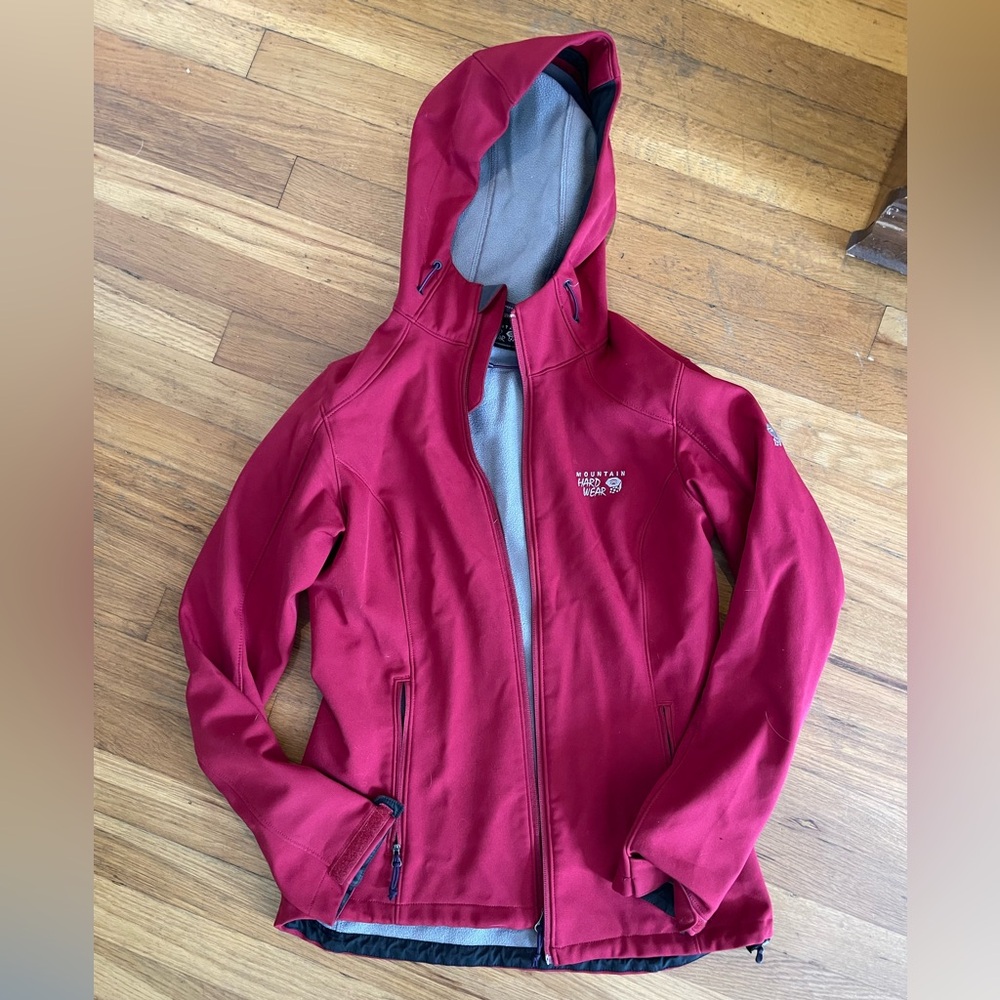 Mountain Hard Wear Woman’s fleece lined raincoat